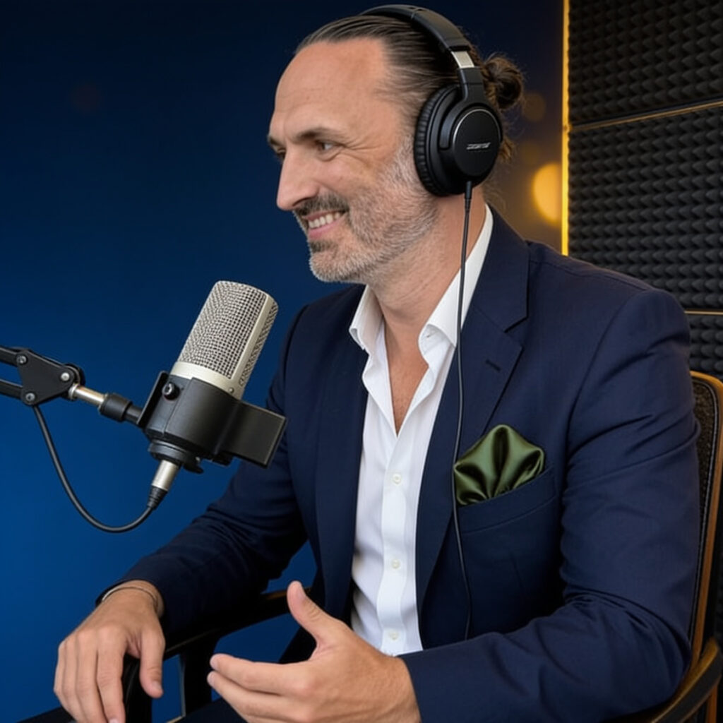 Frank Kühtz im Podcast-Studio